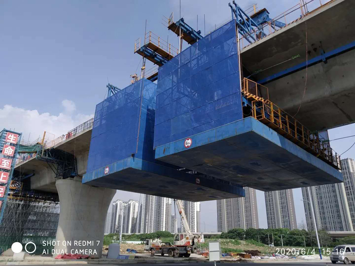 Гуанчжоу Moyangjiang мост отлит в месте beam-Cantilever форма путешественник бойюн