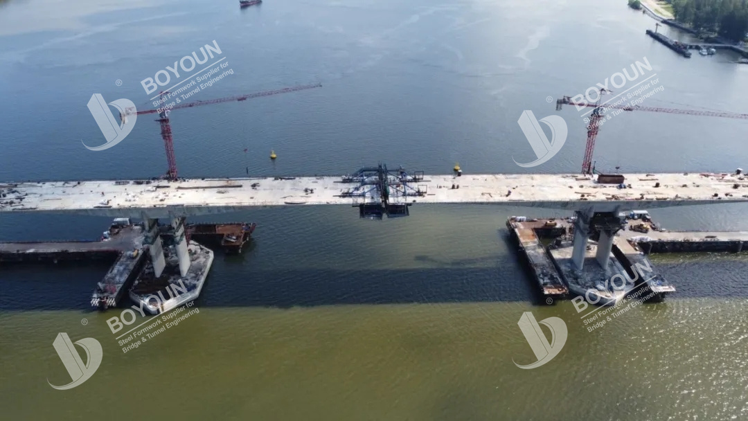 Проект строительства моста через реку пулай в джохор, Малайзия