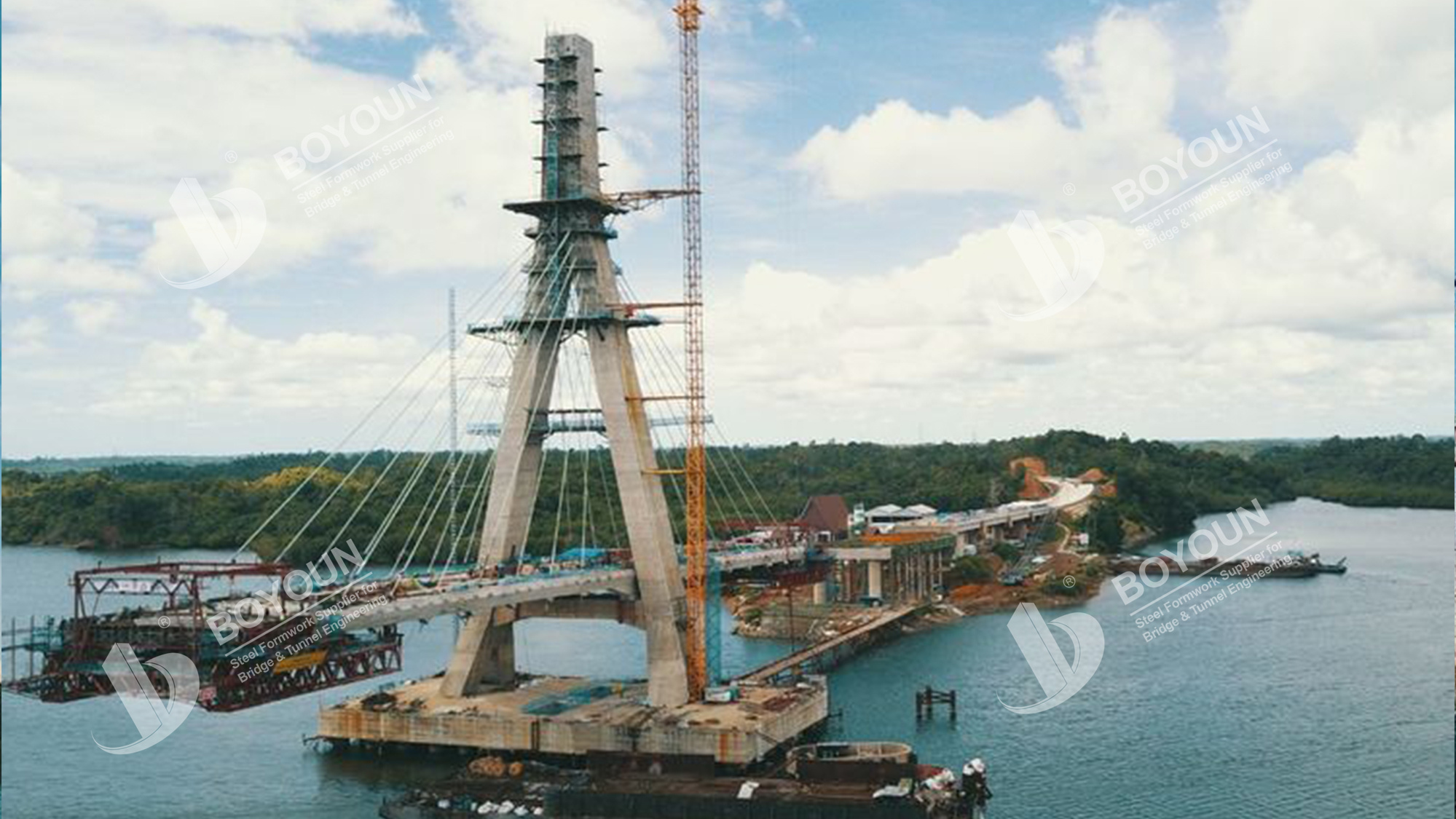 Проект строительства моста пулау баланг в индонезии