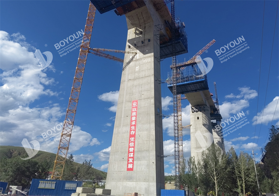 Опалубка квадратной полости пирса