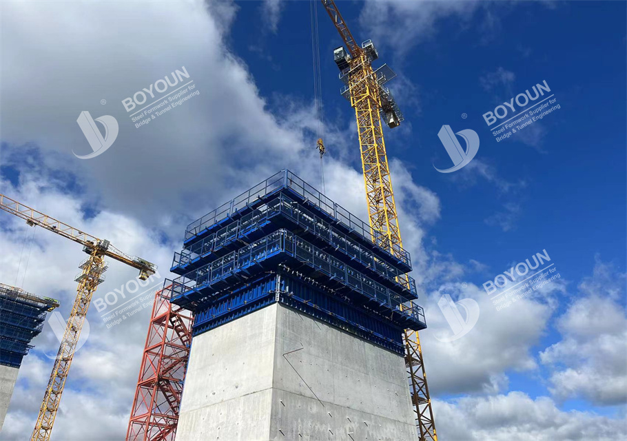 Опалубка квадратной полости пирса