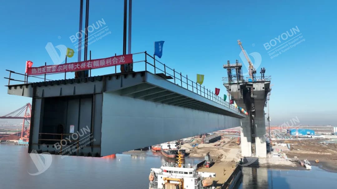 Ключевые технологии строительства изогнутых стальных коробчатых мостов