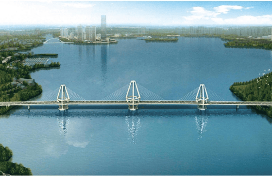 Гирдерный мост стальной коробки