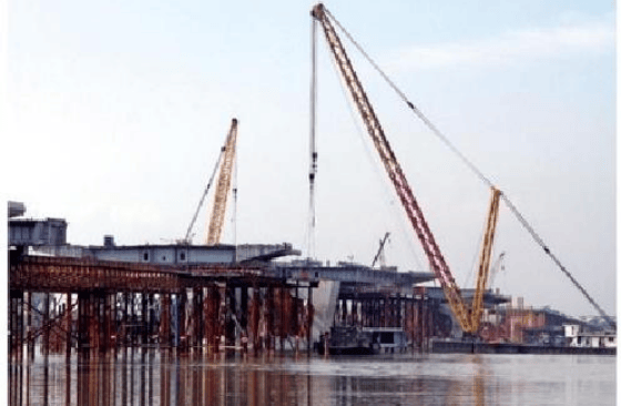 Гирдерный мост стальной коробки