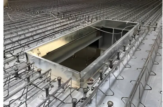 Бетонная композитная система напольных плит